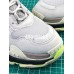 BALENCIAGA TRIPLE-S SNEAKER LIGHT GREY BLACK GREEN 490672 W09O5 1039