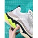BALENCIAGA TRIPLE-S SNEAKER LIGHT GREY BLACK GREEN 490672 W09O5 1039