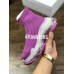BALENCIAGA TRIPLE-S AIR KNIT MID SOCK PURPLE