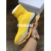BALENCIAGA TRIPLE-S AIR KNIT MID SOCK YELLOW