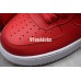 NIKE AIR FORCE 1 HI 07 LV8 CHENILLE SWOOSH GYM RED WHITE BLUE 806403-603