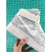 NIKE AIR FORCE 1 HI LX JUST DO IT WHITE BLACK AO5138-100