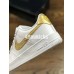 NIKE AIR FORCE 1 LOW WHITE GOLD