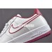 NIKE AIR FORCE 1 LOW 07 LEATHER WHITE TEAM RED AJ7280-100