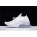 NIKE AIR MAX 270 FLYKNIT TRIPLE WHITE PURE PLATINUM AO1023-102