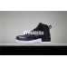KID'S AIR JORDAN 12 BLACK NYLON WHITE