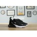 KID'S NIKE AIR MAX 270 BLACK WHITE ORANGE