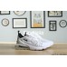 KID'S NIKE AIR MAX 270 WHITE BLACK