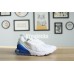 KID'S NIKE AIR MAX 270 WHITE BLUE