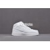 KID'S NIKE AIR FORCE 1 MID WHITE 314197-113