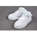 KID'S NIKE AIR FORCE 1 MID WHITE 314197-113
