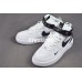 NIKE AIR FORCE 1 MID WHITE BLACK AJ7747-100