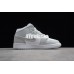 AIR JORDAN 1 MID GS WHITE GREY PINK 555112-012