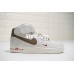 NIKE AIR FORCE 1 HI CREAM BROWN RED 808788-995