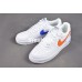 NIKE AIR FORCE 1 LOW NYC HS WHITE BLUE ORANGE 722241-844