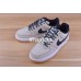 NIKE AIR FORCE 1 LOW LIGHT GREY BLACK WHITE 488298-068