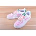 NIKE WMNS AIR FORCE 1 LOW WHITE PINK GREEN 314219-130