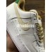 NIKE AIR FORCE 1 LOW WHITE GOLD 306353-001