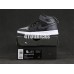 KID'S AIR JORDAN 1 MID ALT BLACK GREY WHITE 555088-013