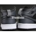 KID'S AIR JORDAN 1 MID ALT BLACK GREY WHITE 555088-013