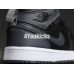 KID'S AIR JORDAN 1 MID ALT BLACK GREY WHITE 555088-013