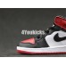 KID'S AIR JORDAN 1 MID ALT BLACK RED WHITE 555088-610