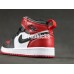 KID'S AIR JORDAN 1 MID ALT BLACK RED WHITE 555088-610