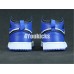 KID'S AIR JORDAN 1 MID ALT WHITE BLACK BLUE 555088-403