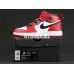 KID'S AIR JORDAN 1 MID ALT WHITE BLACK RED 555088-101