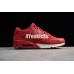 NIKE AIR MAX 90 ESSENTIAL GYM RED BLACK WHITE 537384-604