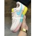 NIKE WMNS AIR FORCE 1 LOW PINK BLUE YELLOW 596728-020