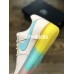 NIKE WMNS AIR FORCE 1 LOW PINK BLUE YELLOW 596728-020