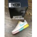 NIKE WMNS AIR FORCE 1 LOW PINK BLUE YELLOW 596728-020