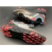 NIKE REACT ELEMENT 87 BLACK COOL GREY BLUE CHILL-SOLAR RED AQ1090-006