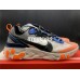 NIKE REACT ELEMENT 87 WOLF GREY THUNDER BLUE TOTAL ORANGE BLACK AQ1090-004