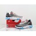 NIKE REACT ELEMENT 87 DARK GREY PURE PLATINUM PHOTO BLUE AQ1090-003