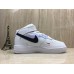 NIKE AIR FORCE 1 MID WHITE ORANGE AQ8650-100