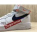 NIKE AIR FORCE 1 MID WHITE ORANGE AQ8650-100