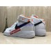 NIKE AIR FORCE 1 MID WHITE ORANGE AQ8650-100