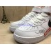 NIKE AIR FORCE 1 MID WHITE ORANGE AQ8650-100