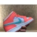 AIR JORDAN 1 MID GS CRIMSON PULSE PINK AQUA 555112-814