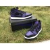 AIR JORDAN 1 MID BLACK PURPLE 554725-501