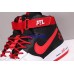NIKE AIR FORCE 1 HI ATLANTA AWAY WHITE UNIVERSITY RED BLACK BV9206-100