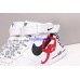 NIKE AIR FORCE 1 MID 07 LV8 NBA PACK WHITE RED MOUTH 823511-103