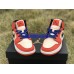 AIR JORDAN 1 MID BLACK ORANGE WHITE