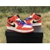 AIR JORDAN 1 MID BLACK ORANGE WHITE