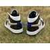 AIR JORDAN 1 MID PATENT BLACK WHITE GOLD 852542-007