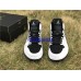 AIR JORDAN 1 MID WHITE SILVER BLACK 554724-121