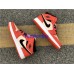 AIR JORDAN 1 MID GS BLACK ORANGE WHITE