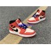 AIR JORDAN 1 MID GS BLACK ORANGE WHITE
